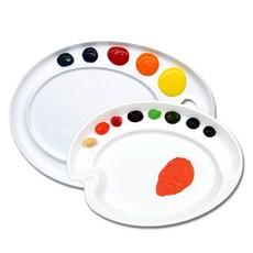 Mijello 美捷樂 免洗調色盤 (蛋形) MAP-3078 / MAP-3079 繪畫調色盤 美術用品, 1個, MAP-3078 (S)