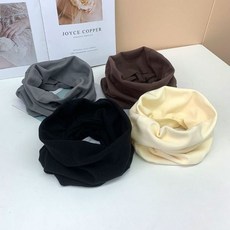 HOOT 고탄성 기모 얇은 목도리 겨울 스카프 넥워머 테니스 멀티 골프 여성 목토시 등산용 러닝 얼굴 방한 목두건, 아이보리