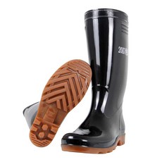 절연 장화 작업장 안전화 부츠 전기 고압 공사 10 주방 20kv 중간길이-10KV블랙38