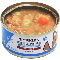 SP RKLES 超級SP大口吃鮮肉罐 80g 寵物罐頭 犬用罐頭 副食罐 全齡犬適用, 1個, 精燉雞肉&新鮮野菜