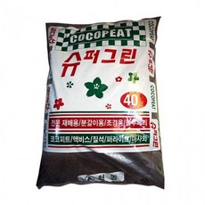 슈퍼그린 배양토 40L 분갈이흙 블루베리재배 조경용, 본상품, 1개