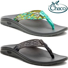 台灣黑熊 美國 Chaco 女 CLASSIC FLIP 戶外運動涼拖鞋 海灘戶外夾腳拖鞋, HL13加勒比藍,US7 = 24cm