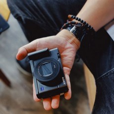 카메라 손잡이 싱글 핸들 촬영용 FAT 아이언 유튜버카메라 핸드 액세서리 촬영 설치 빨간, 블랙, 1개