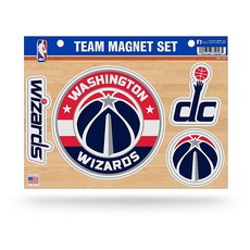 Rico Industries NBA 다이컷 팀 자석 세트 시트, Washington Wizards