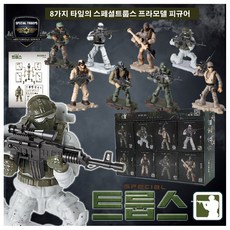 스페셜트룹스 프라모델 밀리터리 피규어 8종 풀셋트, 1개