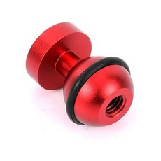 금속 카메라 볼 헤드 마운트 지름 1인치 14인치 핫슈 브라켓 다이빙 라이트용 검정색, Red