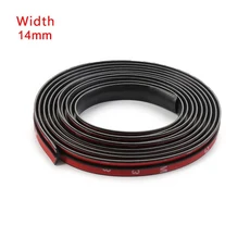 자동차 고무 씰 스트립 엣지 프로텍터 트림 앞 유리 썬 루프 Weatherstrip, Width 14mm, 1개