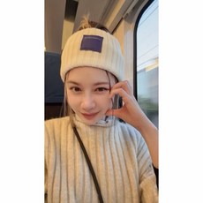 現貨/針織厚款髮帶/時尚流行髮帶配件/適合滑雪滑板運動髮帶, 米白, 1個