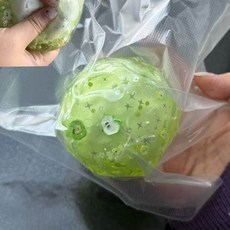 청사과 왁뿌볼 왁뿌 샤베트 슬랑이 와삭 말랑이 스트레스볼 샤오홍슈, 1개