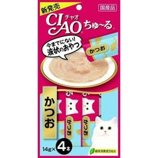 CIAO 啾嚕 鮪魚貓零食, 56g, 1個, SC-72 鰹魚