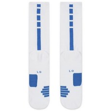 NIKE 耐吉 中筒菁英籃球襪 SX7622 111, 白藍, 1雙