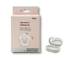 마미솜 국내생산 무형광 코피솜 케이스포함, 1박스, 100개입