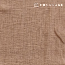 천가게 이중 요루 거즈 원단 대폭 면 워싱 천 무형광 크리미 25종 한마, 17) 모카, 1개