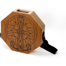 투톤 카혼 드럼 조절 가능한 스트랩이 있는 휴대용 나무 드럼 30~50인치, 1개, CAJON001