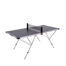 접이식 탁구대 조립식들 간이 네트 이동식 연습용 볼 실내 휴게실, 테이블+그물+라켓(160x80x50-70cm)