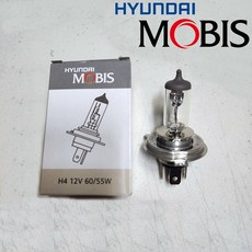 올뉴모닝 전조등 헤드라이트 H4 전구 모비스 순정, 1개