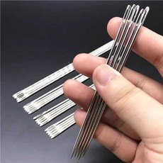 왕바늘 장 바늘 대형 수예 특수 20cm 30cm 손 바느질, 1개, 10cm/2.3mm 바늘(3개)