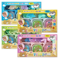 모래놀이 4개 세트, 150g, 혼합색상