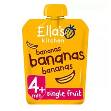 Ellas Kitchen 엘라스 키친 오가닉 바나나 퓨레 파우치 4개월 이상 70g 8팩