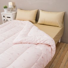 棉床本舖 小粉紅羊毛被 雙人6X7尺 英國羊毛保暖冬被