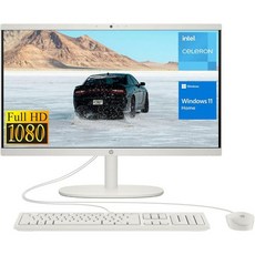 HP 2022 올인원 데스크톱 21.5인치 FHD 디스플레이 인텔 셀러론 J4025 프로세서 32GB RAM 2TB PCIe SSD 웹캠 WiFi HDMI RJ-, 8GB RAM | 256GB SSD