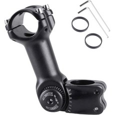 아자르시스 254mm 318mm 스템 70mm 80mm 90mm 110mm 120mm 130mm 17도 35도 45도 60도 조절 가능 자전거 산악자전거 짧은 핸들바 로드바이크, #01 60° - 31.8 x 120mm, #01 60° - 31.8 x 120mm