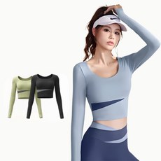 BONNYLASS 加絨瑜珈長袖上衣，自帶胸墊，保暖親膚，修飾身材