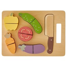 피에스타 퍼즐 도마썰기 채소, 11피스, 1개