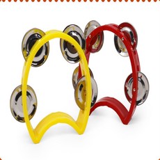 픽hye 작은 탬버린 타악기, 레드