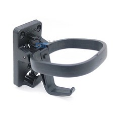 버스 컵홀더 네모형 접이식 컵걸이, 블랙, 1개