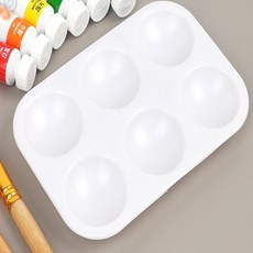 퍼플샵 6구물감미니파레트 플라스틱파레트