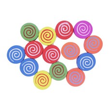 나무구슬꿰기( 08) - 나무회오리구슬, 1개