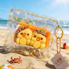 高顏值矽膠海島風情捏捏樂 解壓超軟慢回彈爛泥手感 女孩子玩具, 海島風情繫列【章魚貼貼】, 1個