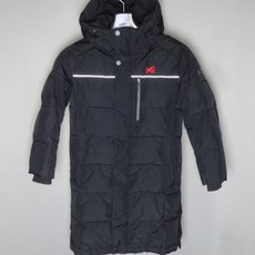 밀레/아동주니어키즈신장120cm/롱패딩후드코트자켓점퍼/달순구제155