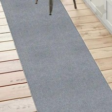 미끄럼 방지 러그 60x180 거실 복도 계단 바닥 매트 논슬립 카펫 실내용, 아이보리, 1개