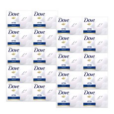 도브 뷰티 바 화이트 비누 90g, 20개입