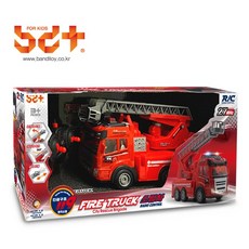 반디 소방차 RC 무선조종 완구 소방놀이 장난감 남아용