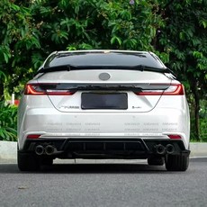 토요타 캠리 9세대 24-25년 ABS 글로시 블랙 카본 룩 리어 트렁크 스포일러 호환, 유광 블랙