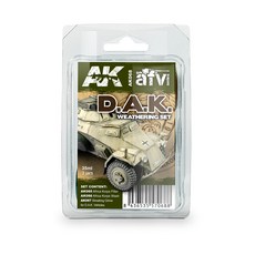 AK AK068 非洲風化套裝 砝瑯舊化 模型用品, 1個