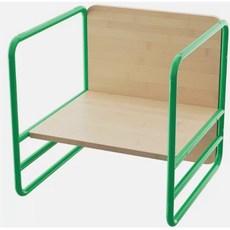 IKEA代購 SMÅSKRAKE 綠色兒童桌椅組 幼兒學習遊戲桌, SMASKRAKE 多功能兒童椅/桌子, 木/綠