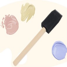 캣냥냥 스폰지 붓 2.5cm 페인팅브러쉬