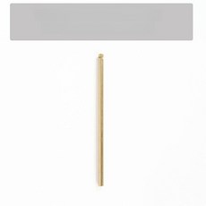 우드 타공판 악세사리 목재 원목 봉 후크 부품 꽂이 18mm 총알 6개 1칸, 1개, 긴 구리 기둥 1개 5mm