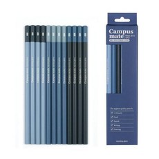 꼬맹이샵 모닝글로리 동아 아이비스 학생용 연필 B HB 2B - 2개입(1세트), 캠퍼스B 연필