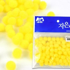 유아 만들기 폼폼이 10mm 노랑 유치원 어린이집, 1개