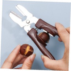 집게 도구 2in1 제거 껍질 가위 날 주방 군밤 까는 견과류 일체형 조리 손잡이, 1개, 밤칼집가위2in1