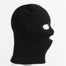 HMK 정품 DR100 엘라텍스 풀커버 방한마스크 - 겨울 방풍 방한 안면마스크 바라클라바, 블랙, 1개