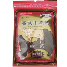 金門高坑 原味牛肉乾, 300g, 1個