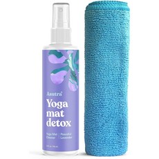 ASUTRA 요가 매트 클리너 스프레이 118ml, Peaceful Lavender, 1개