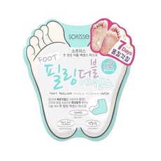 소프리스 풋 필링 더블 에센스 마스크 10매, 10개입, 1개