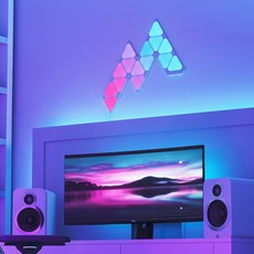 나노리프 Shapes Mini Triangles 5 Pack 인테리어 LED 스마트 조명, 단품